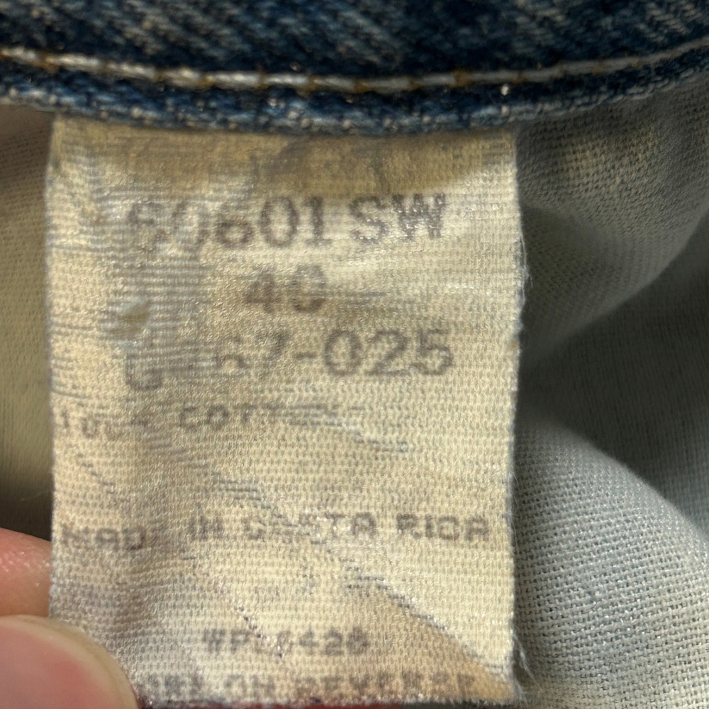 Vintage Wrangler Denim Shorts M Size 40 Light Blue Authentic Jeans Relaxed Fit - Picture 5 of 11